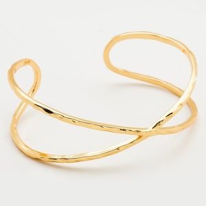 Gorjana gold Elea cuff bracelet